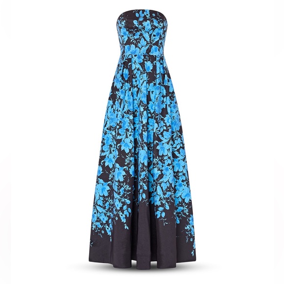 Milly Winona Floral Strapless Gown – Size 8 - Picture 3 of 4